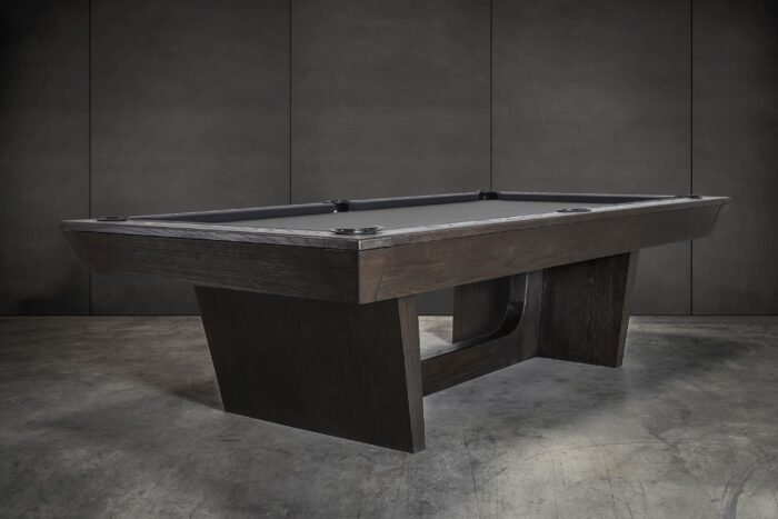 Nixon KAI 8' Slate Pool Table in Waxed Brown Finish w/ Dining Top Option - Image 3