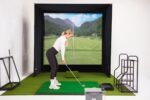 SimBox Golf Simulator Enclosure - 7 sizes, Pro + Impact Screen and Frame INCLUDES FREE SIDE BARRIERS - Image 6