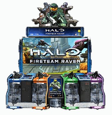 raw thrills halo fireteam raven 4player