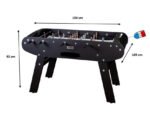 Rene Pierre Onyx Foosball Table in Black Matte - Image 6