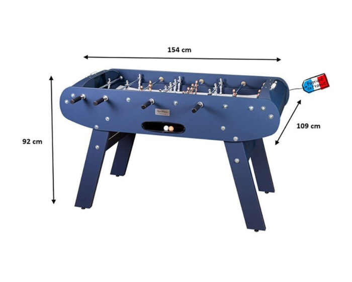 Rene Pierre Onyx Foosball Table in Marine Blue Matte - Image 5