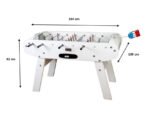 Rene Pierre Onyx Foosball Table in White Matte - Image 8
