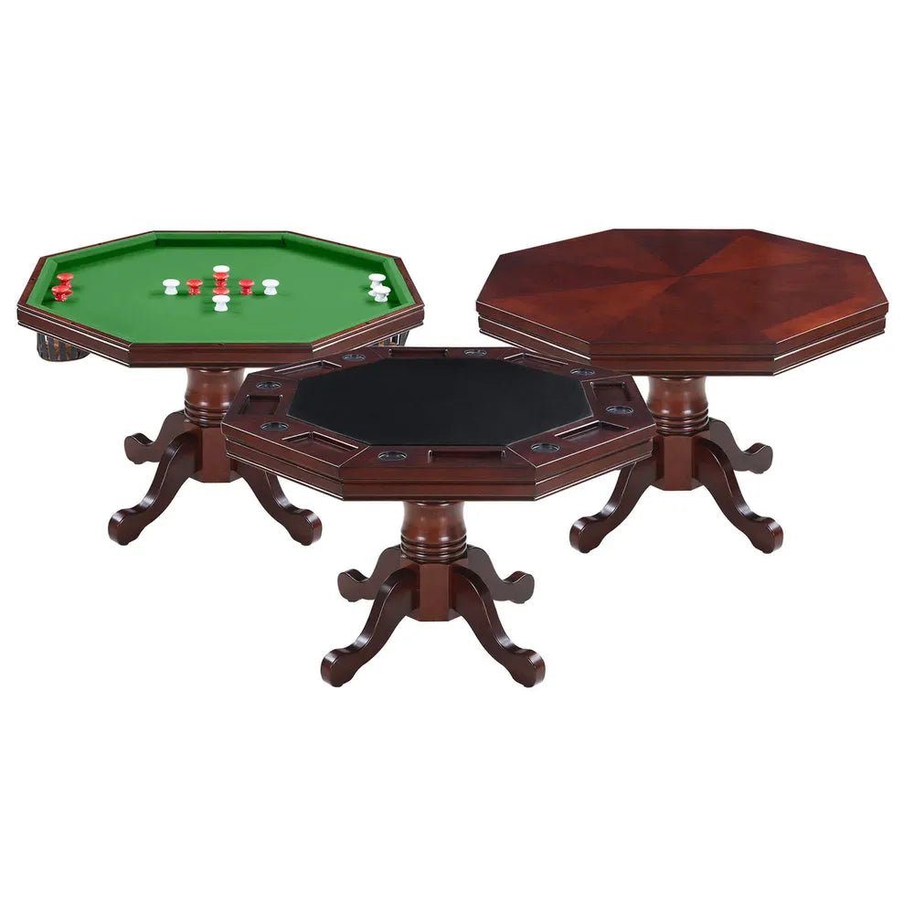 rqyr0tr85cqneztp5rpx-1 Hathaway Kingston BG2366T 3-in-1 Poker Table in Walnut - Image 1
