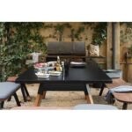 RS Barcelona You and Me Black Standard Outdoor Tennis Table - Image 8