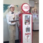Tokheim 39 Series Ruby's Diner Gas Pump Gumball Machine - Image 3
