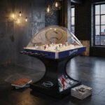 Hathaway Breakaway 41-in Dome Hockey Table with LED Scoring - Image 13