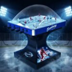 Hathaway Breakaway 41-in Dome Hockey Table with LED Scoring - Image 14