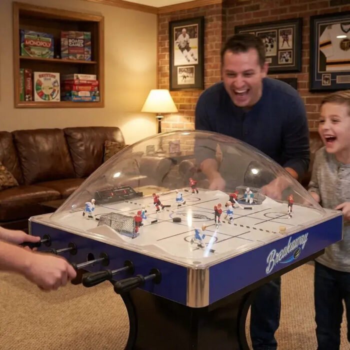 Hathaway Breakaway 41-in Dome Hockey Table with LED Scoring - Image 17