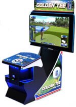 Incredible Technologies Golden Tee 2026 PGA Tour Commercial with Stand