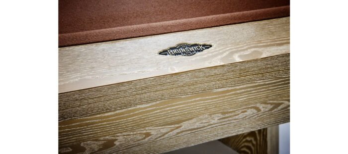 Brunswick Billiards Sagrada 8' Slate Pool Table in Sandwashed - Image 3