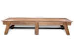 Nixon Hunter 12' Shuffleboard Table in Brushed Walnut Wood Finish - Image 3