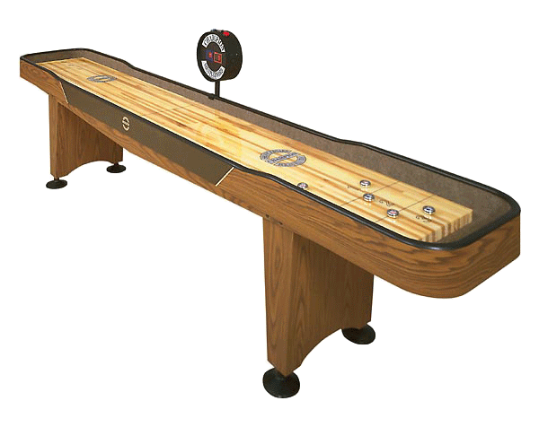 shuffleboard_2263_315624_grande_5118e8b0-c12f-49b4-8a8e-f7c20d5f5267 Champion Qualifier 12' Shuffleboard Table - Image 1