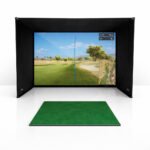 SimBox Golf Simulator Enclosure - 7 sizes, Pro + Impact Screen and Frame INCLUDES FREE SIDE BARRIERS - Image 2