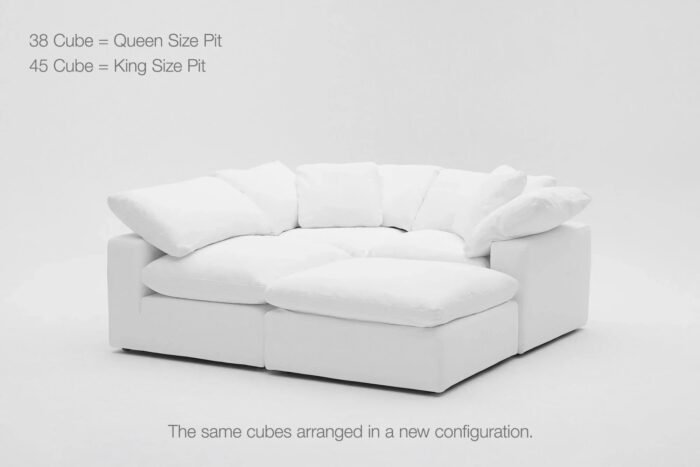 Soulfa 4-Cube Modular Sectional Chaise - Image 9