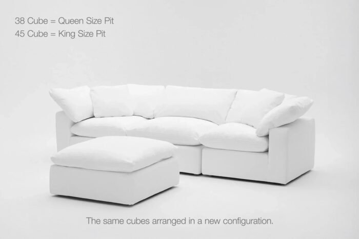 Soulfa 4-Cube Modular Sectional Chaise - Image 20