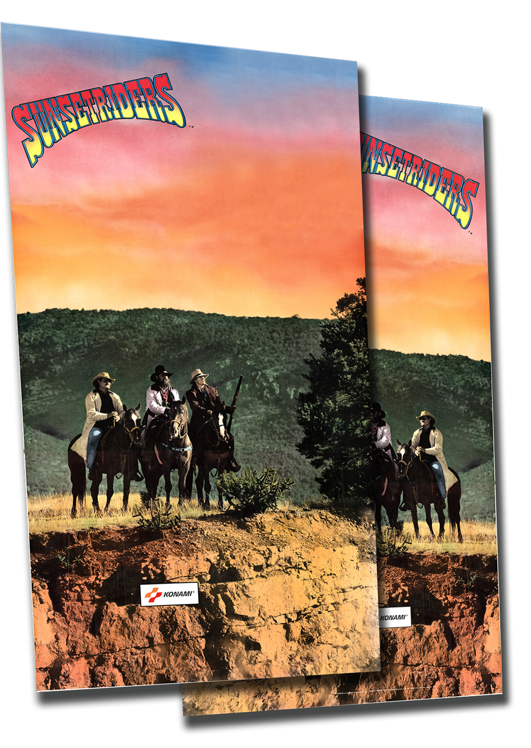 sunsetriders-sideart Sunset Riders Side Art - Image 1