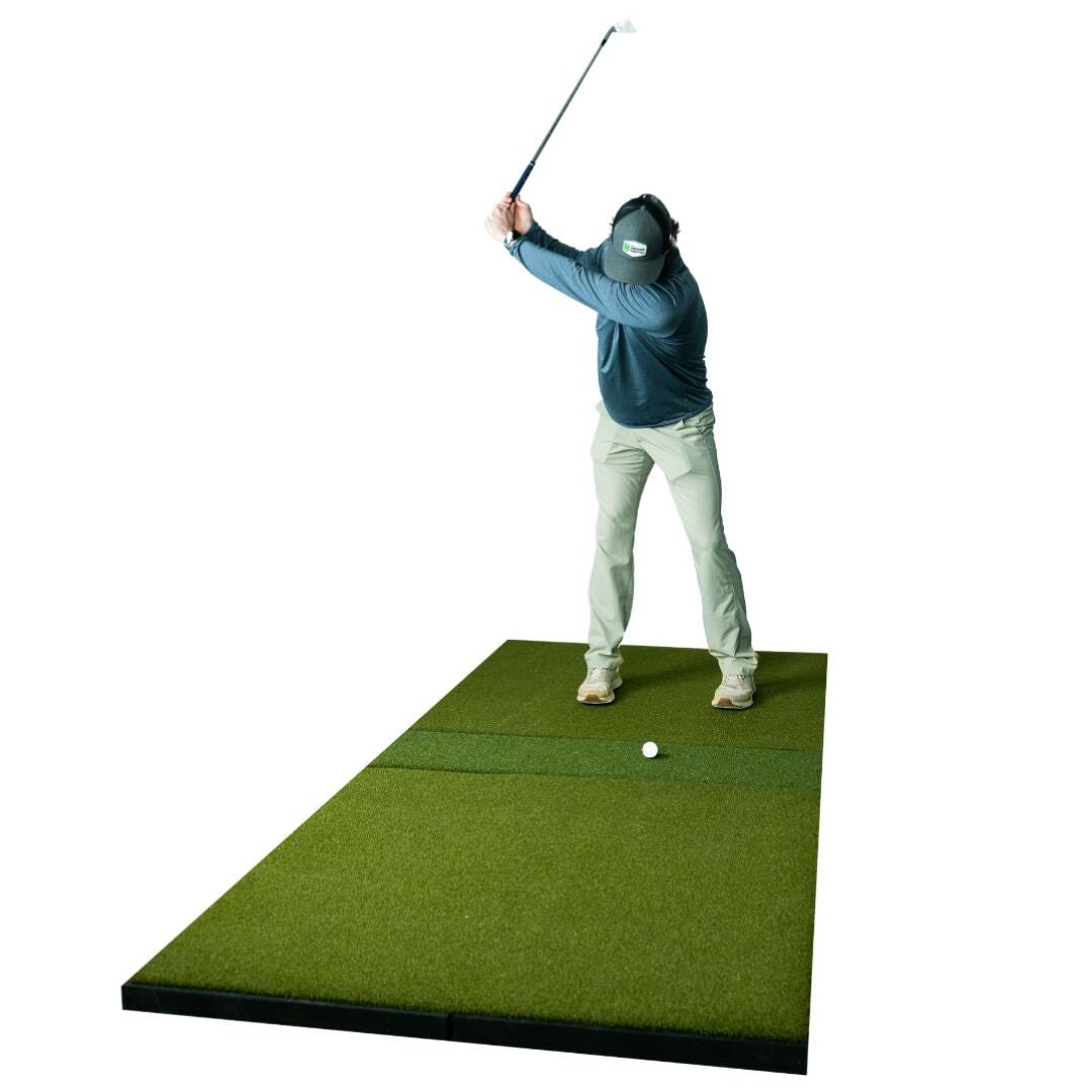 super-softy-4x9-golfer SIGPRO Super Softy 4' x 9' Golf Mat - Image 1