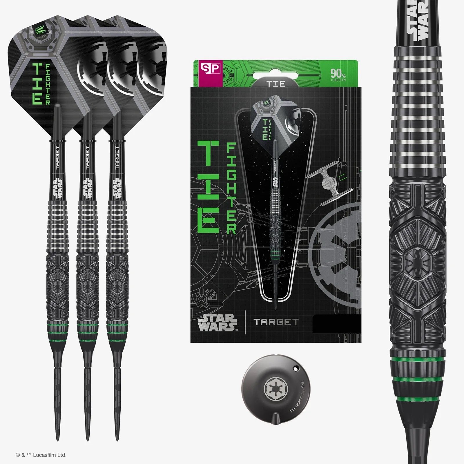 target-darts-star-wars-tie-fighter-23g-sp-steel-tip-darts_1 Star Wars Tie Fighter Steel Tip Darts - Image 1
