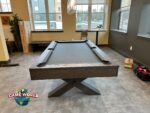 Nixon CrissyCross 7' Slate Pool Table in Charcoal Finish - Image 3