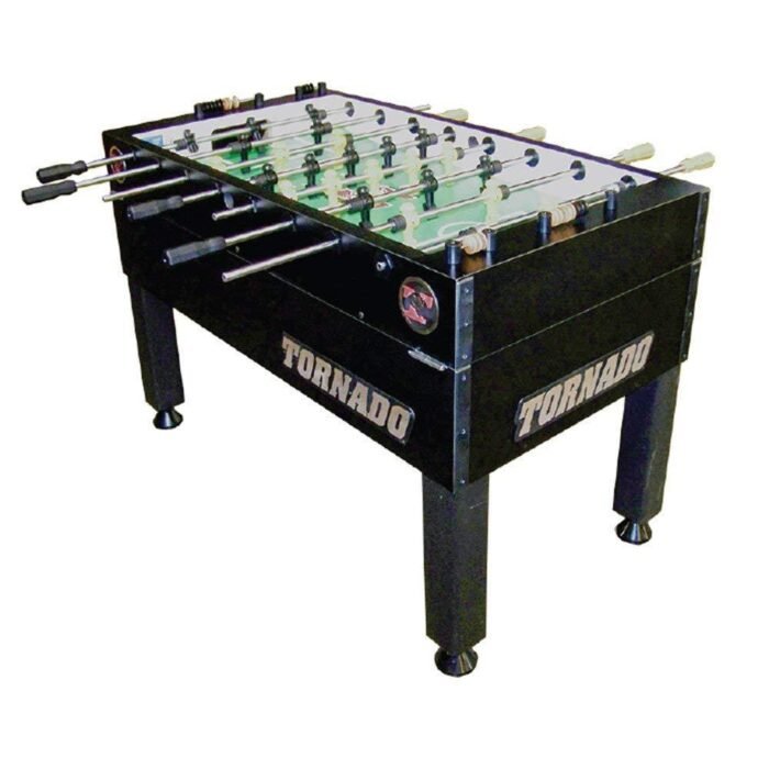 Tornado T-3000 Foosball Table in Matte Black (Coin) - Image 2
