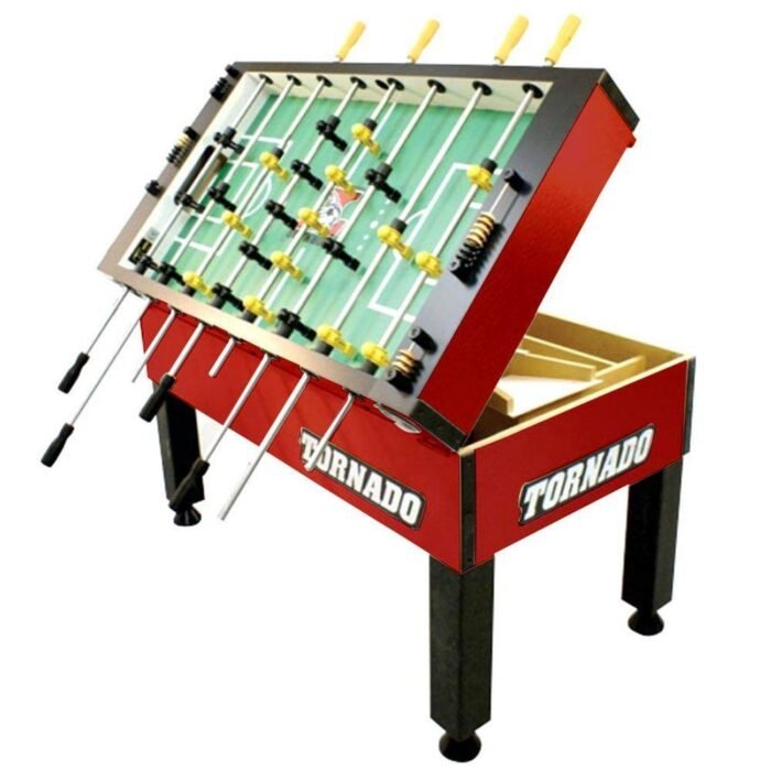 Tornado T-3000 Competition Foosball Table in Crimson Red - Image 7