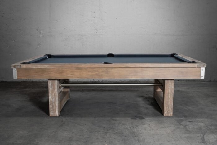 Nixon Bryant 8' Slate Pool Table in Weathered Natural Finish w/ Dining Top Option - Image 11