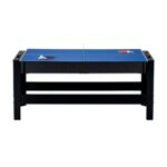 Fat Cat Multi 3-in-1 6' Flip Game Table Blue Top - Image 8