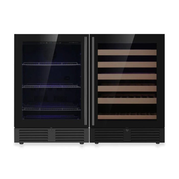 Ultimate Under-Bench Wine & Beverage Refrigerator Combo with Low-E Glass Door - Image 2