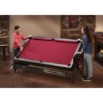 Fat Cat Original 3-in-1 Burgundy 7' Pockey™ Multi-Game Table - Image 11