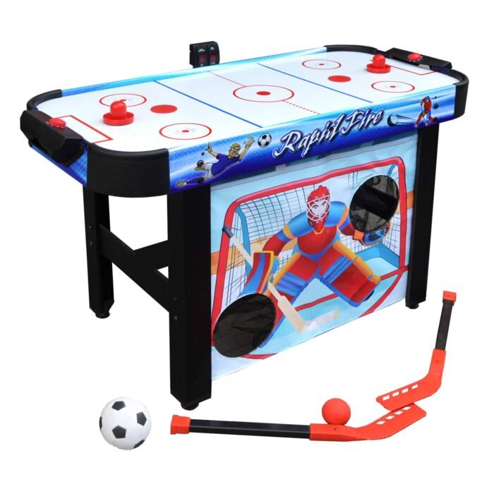 Hathaway Rapid Fire 42-in 3-in-1 Air Hockey Multi-Game Table - Image 2