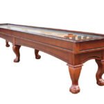 Playcraft Charles River 16'  Pro-Style Shuffleboard Table in Chestnut