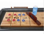 Carmelli Challenger 12' Shuffleboard in Walnut Finish - Image 4