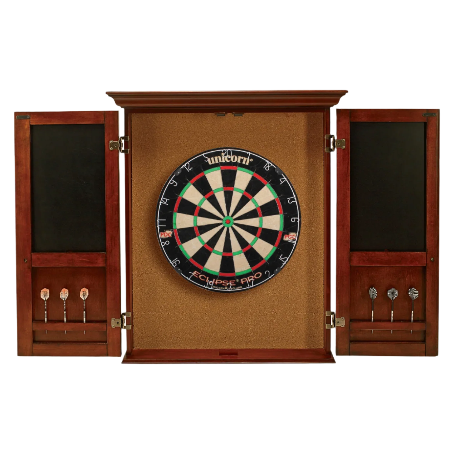 windsor-dartboard-cabinet-old-world-mahogany_dartboardcabinet-bristle__dbcwf_2_1500x1500_036ff8f2-c78c-46d3-8581-d5215932688b American Heritage Windsor Dartboard Cabinet (Old World Mahogony) - Image 1