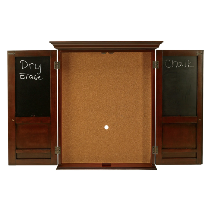 American Heritage Windsor Dartboard Cabinet (Old World Mahogony) - Image 8