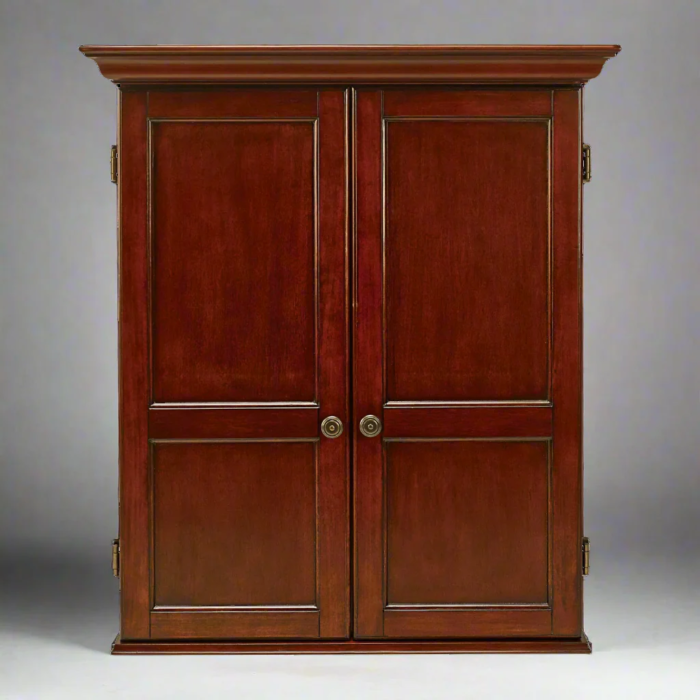 American Heritage Windsor Dartboard Cabinet (Old World Mahogony) - Image 5