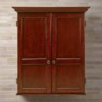 American Heritage Windsor Dartboard Cabinet (Old World Mahogony) - Image 6