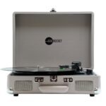 Curiosity III Suitcase Bluetooth Turntable — Grey