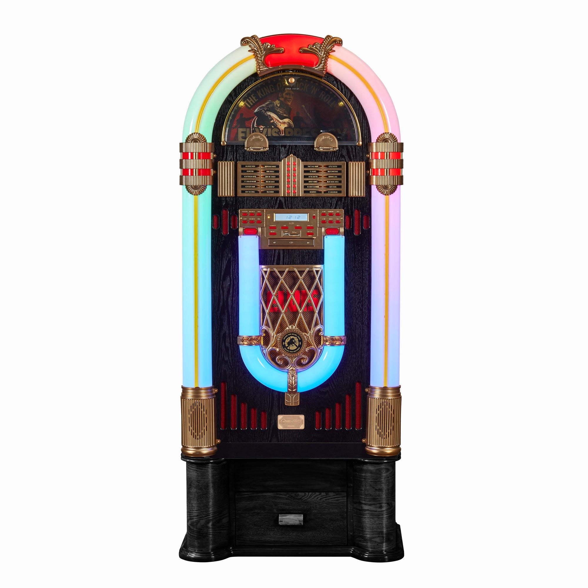 wix-57fe90055ca17ec1 Saturn V Elvis Edition Jukebox with Stand - Image 1