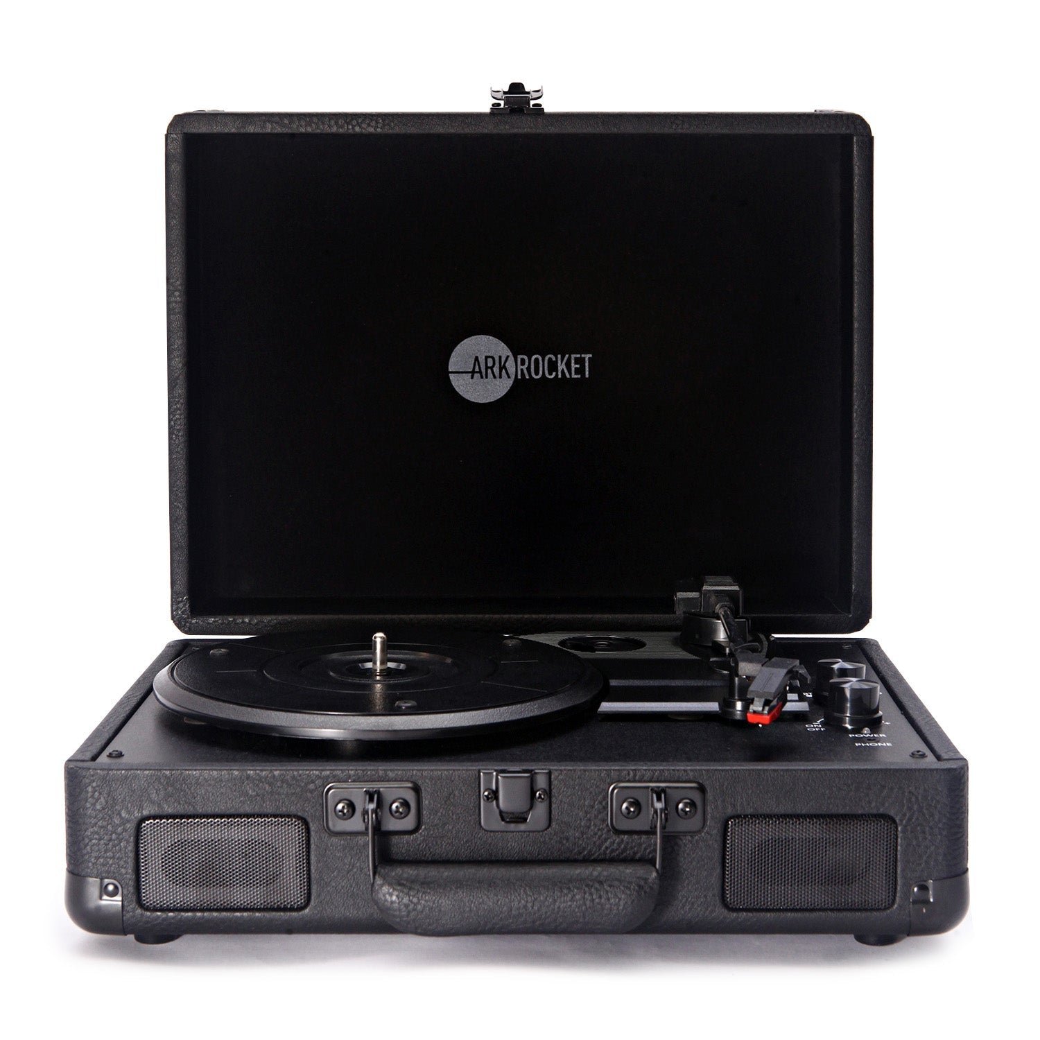 wix-83643a04cf2fdb7a Curiosity III Suitcase Bluetooth Turntable — Black - Image 1
