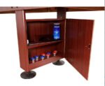 Hathaway Challenger 12' Shuffleboard in Dark Cherry Finish - Image 5