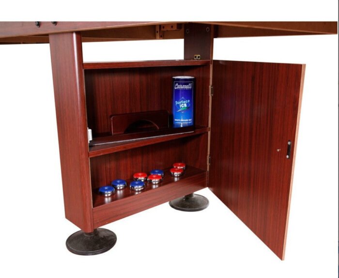 Hathaway Challenger 12' Shuffleboard in Dark Cherry Finish - Image 5