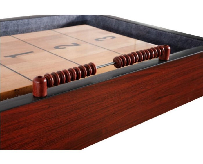 Hathaway Challenger 12' Shuffleboard in Dark Cherry Finish - Image 2