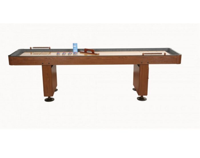 Carmelli Challenger 9' Shuffleboard in Walnut Finish - Image 2
