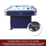Hathaway Phantom II 90-in Air Hockey Table with LED Scoring and Lights 7.5-ft - Image 2