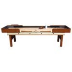 Hathaway Merlot 12' Shuffleboard Table in Walnut Finish - Image 5