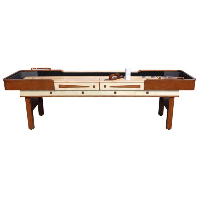 Hathaway Merlot 12' Shuffleboard Table in Walnut Finish - Image 5