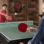 Fat Cat Original 3-in-1 Burgundy 7' Pockey™ Multi-Game Table - Image 13